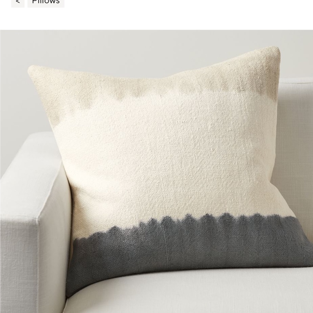 Pottery Barn Dip Dyed Pillow Cover